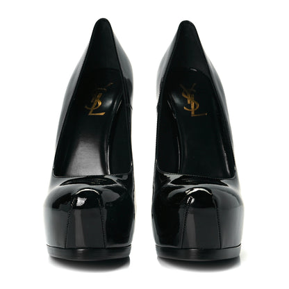 Saint Laurent Patent Tribtoo 105 Platform Pumps 39 Black 2 of 9