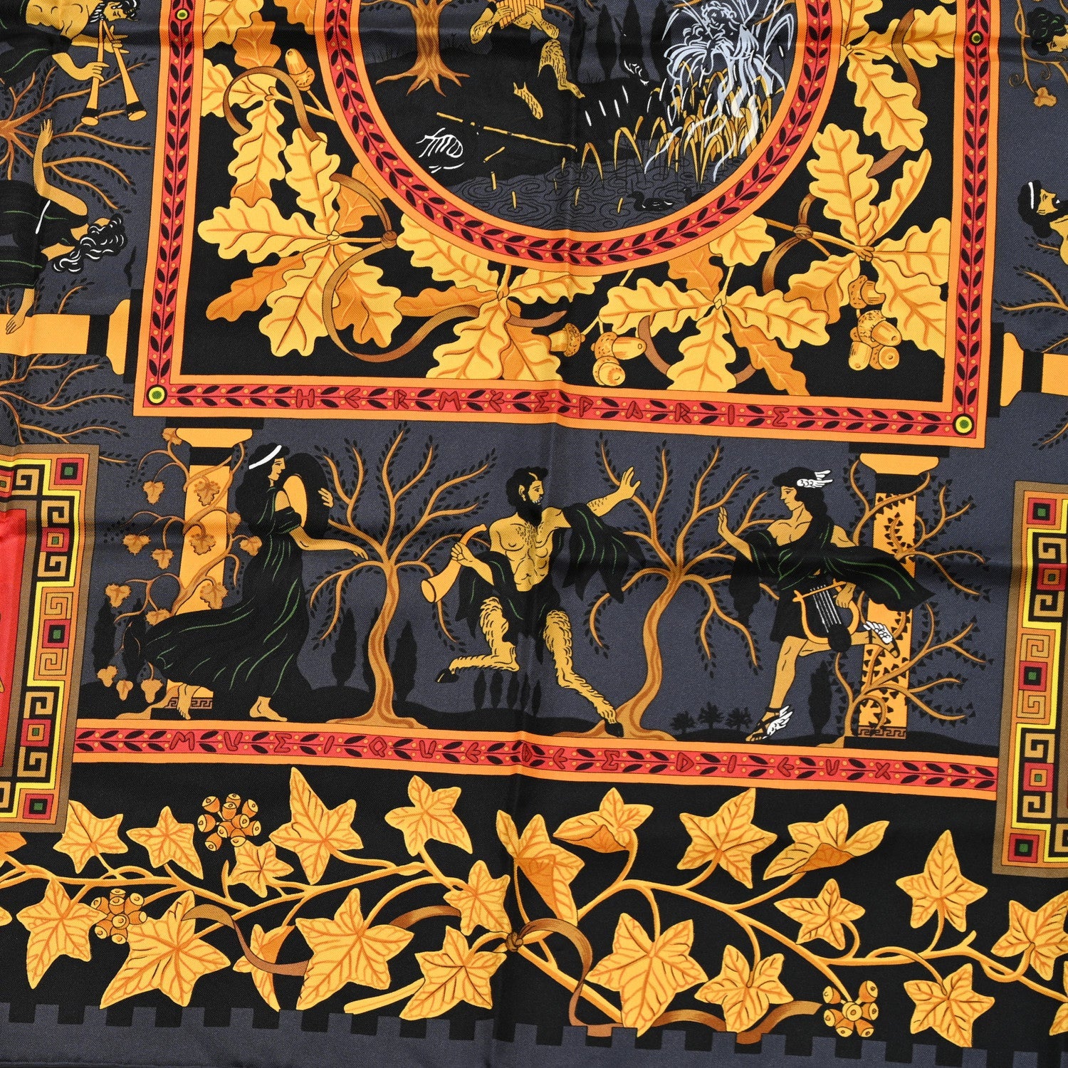 Hermes Silk Musique Des Dieux Scarf 90 2 of 4