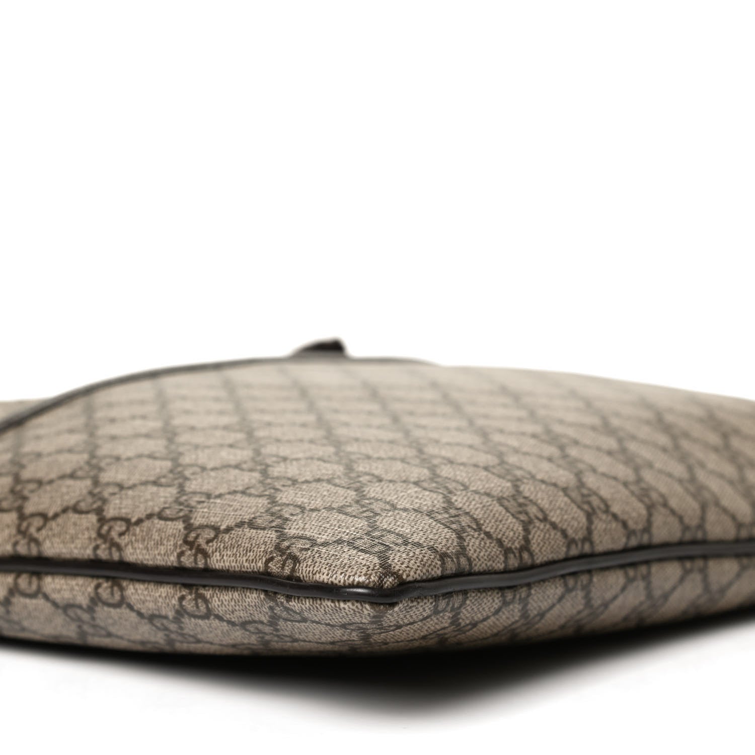 Gucci GG Plus Monogram Medium Flat Messenger Bag Dark Brown 11 of 14