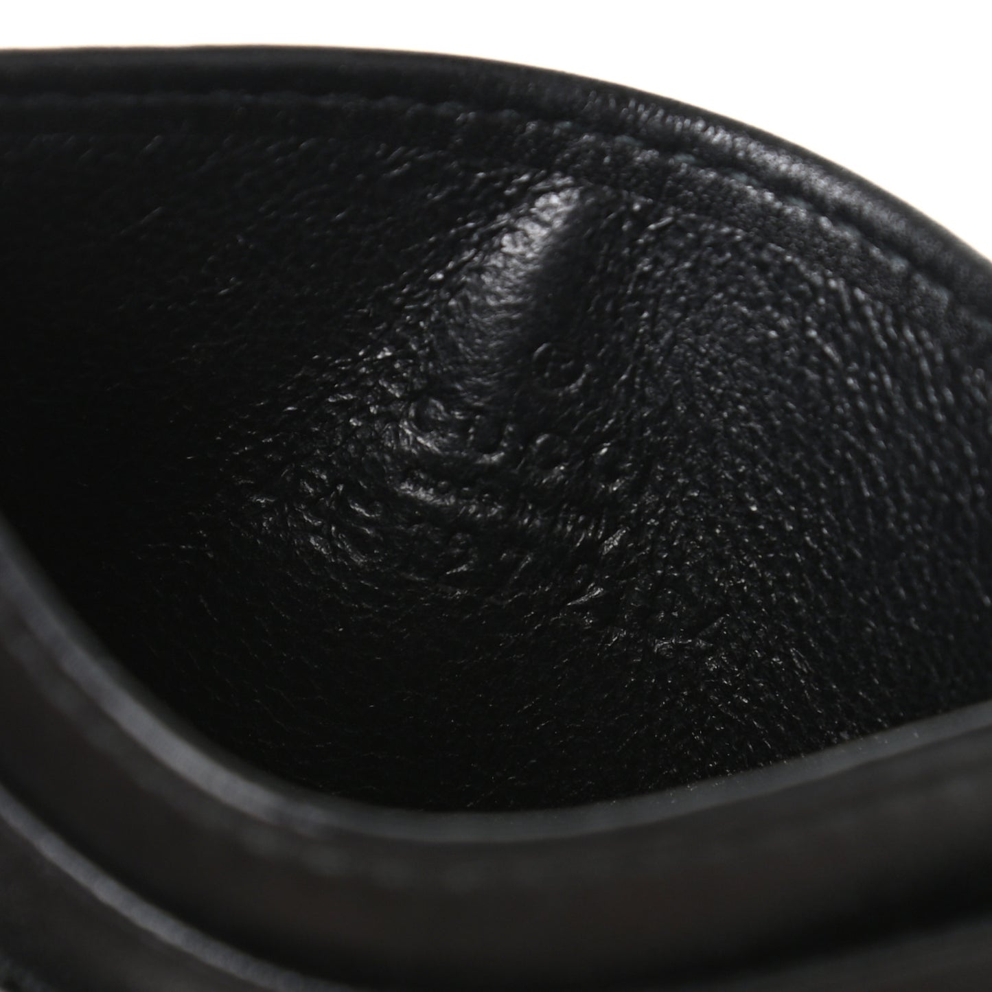 Calfskin Matelasse GG Marmont Card Holder Black
