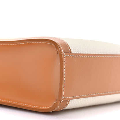 Celine Canvas Calfskin Mini Vertical Cabas Natural Tan 9 of 16