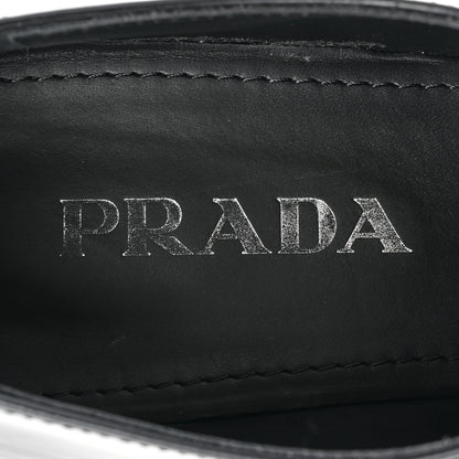 Prada Vernice Triangle 50mm Loafers 40 Black 7 of 13