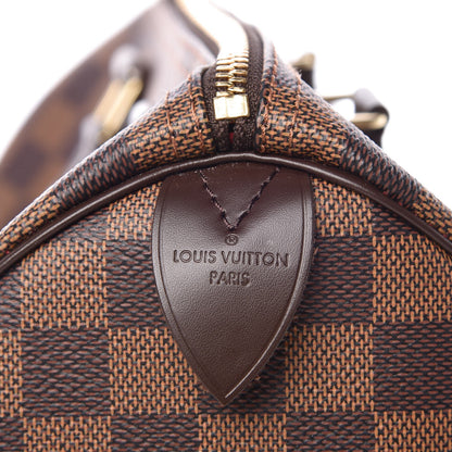 Louis Vuitton Damier Ebene Speedy 30 6 of 9