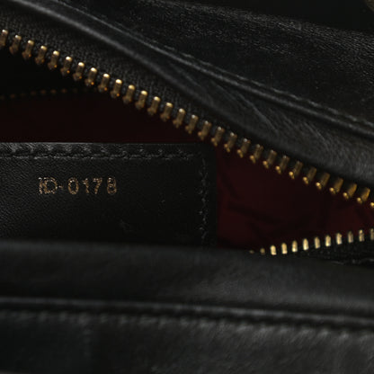 Christian Dior Lambskin Cannage Medium Lady Dior Black 7 of 11