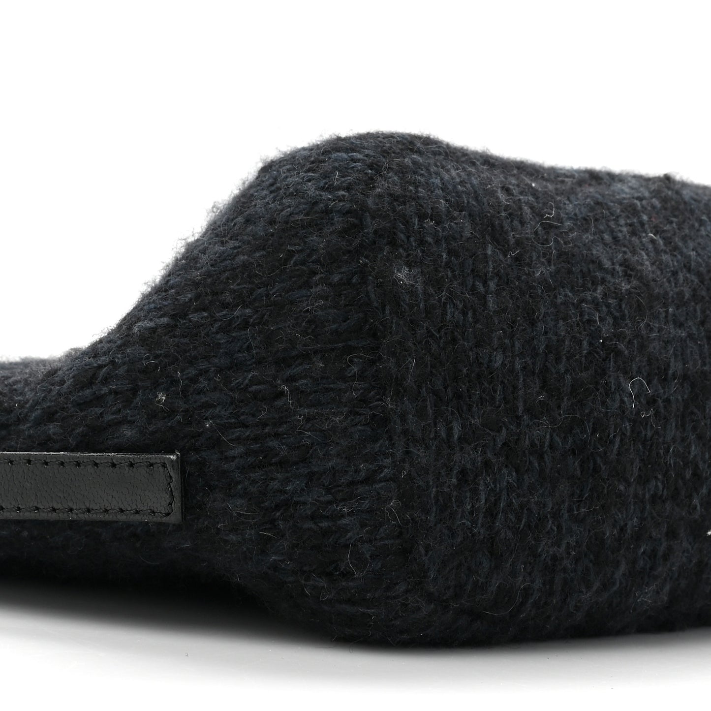 Wool Pochette Black Blue