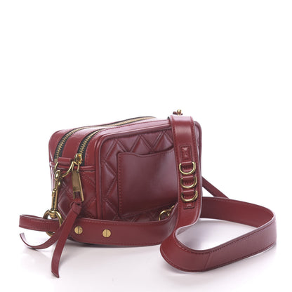 Marc Jacobs Calfskin Quilted The Softshot 21 Bag Red 3 of 10