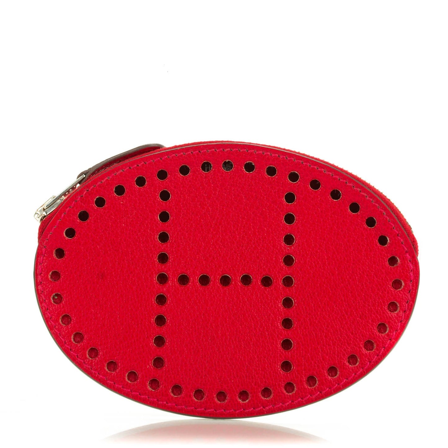 Chevre Mysore Evelyne Coin Purse Rouge Casaque