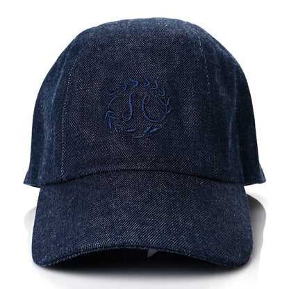 Hermes Denim Davis H Primavera Cap 58 Indigo 6 of 8