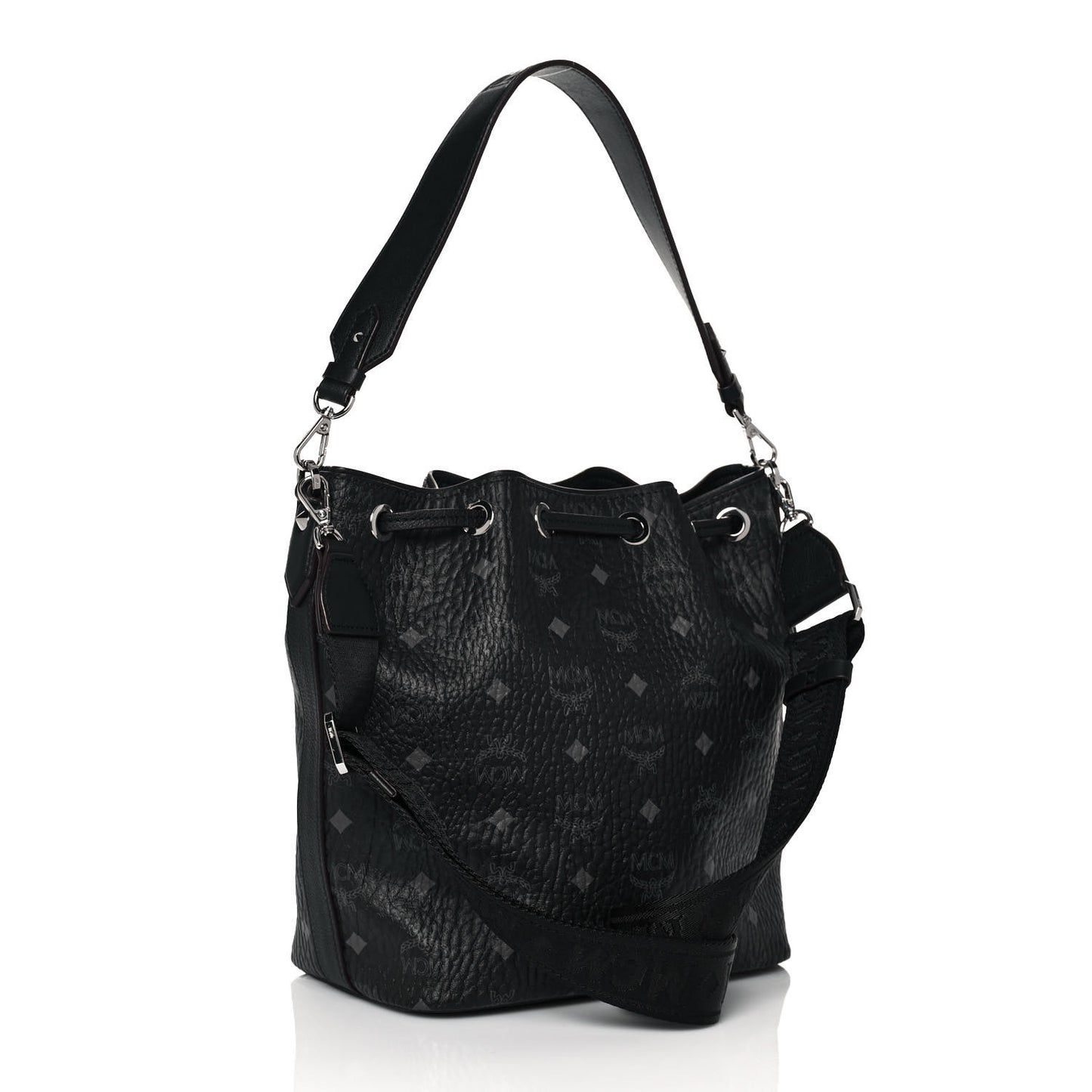 Visetos Small Essential Drawstring Bucket Bag Black