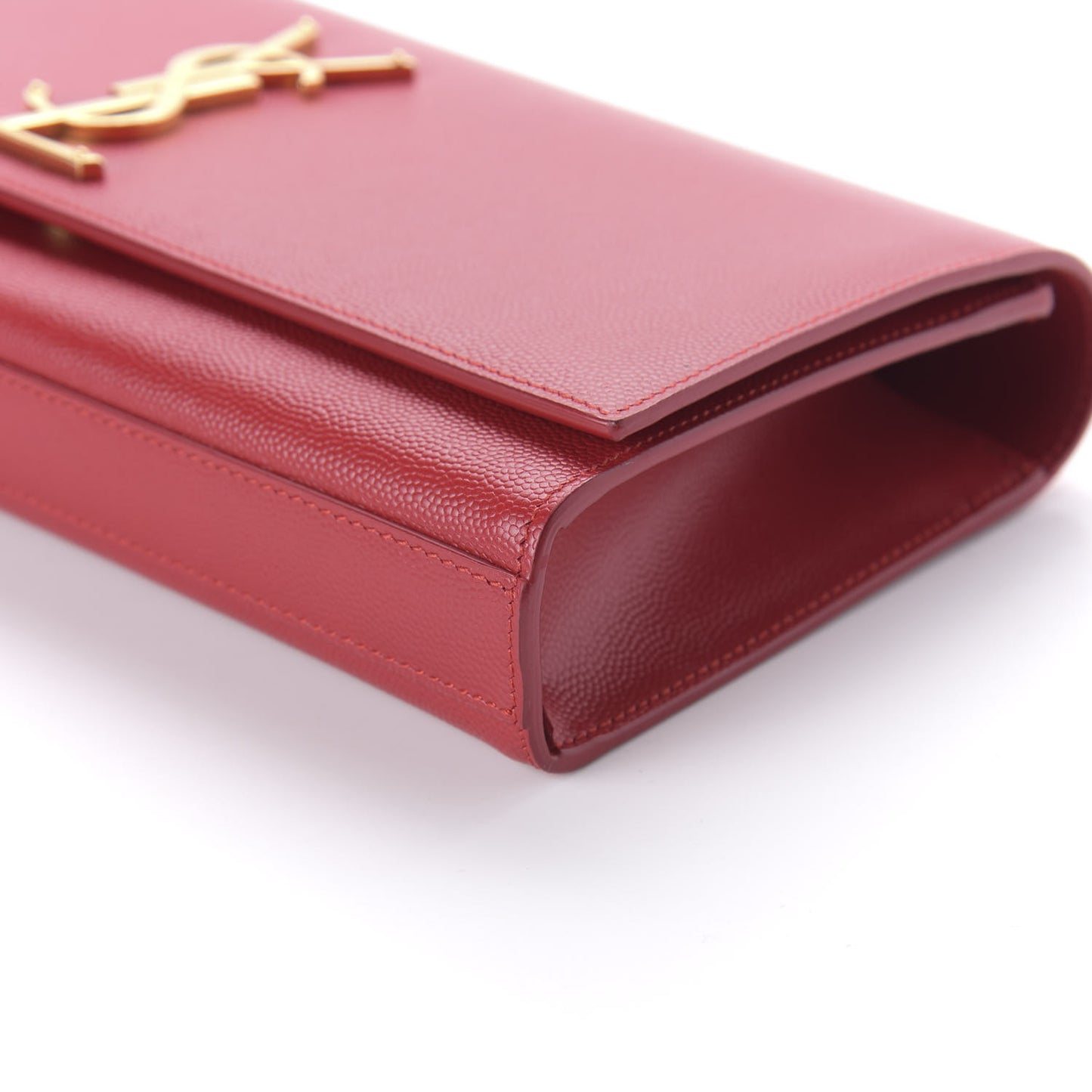 Grain De Poudre Classic Monogram Cassandre Clutch New Red