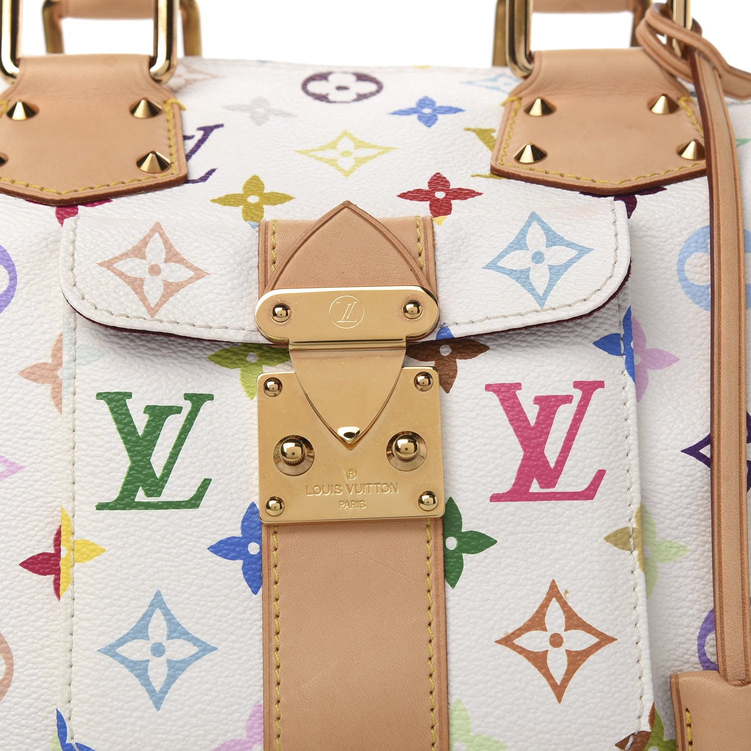 Louis Vuitton Monogram Multicolor Speedy 30 White 12 of 13