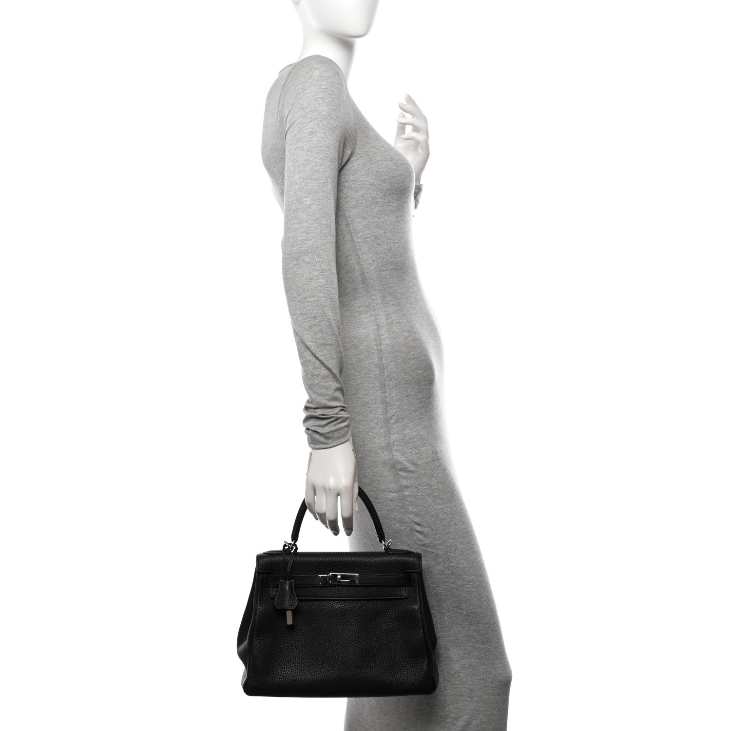 Hermes Togo Kelly Retourne 28 Black 2 of 16