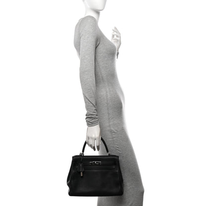 Hermes Togo Kelly Retourne 28 Black 2 of 16