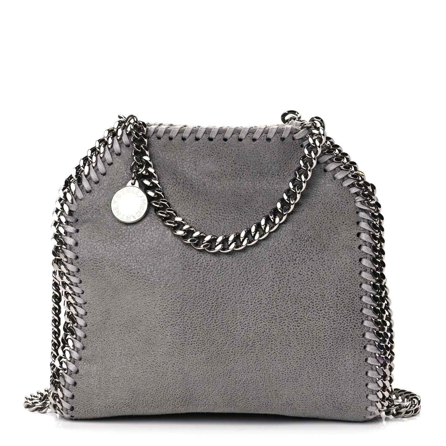 Stella McCartney Shaggy Deer Tiny Falabella Tote Grey 1 of 8