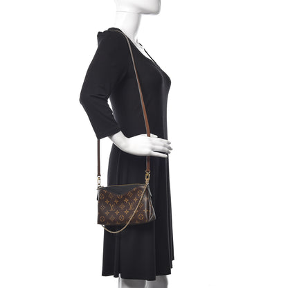 Louis Vuitton Monogram Pallas Clutch Black 2 of 13