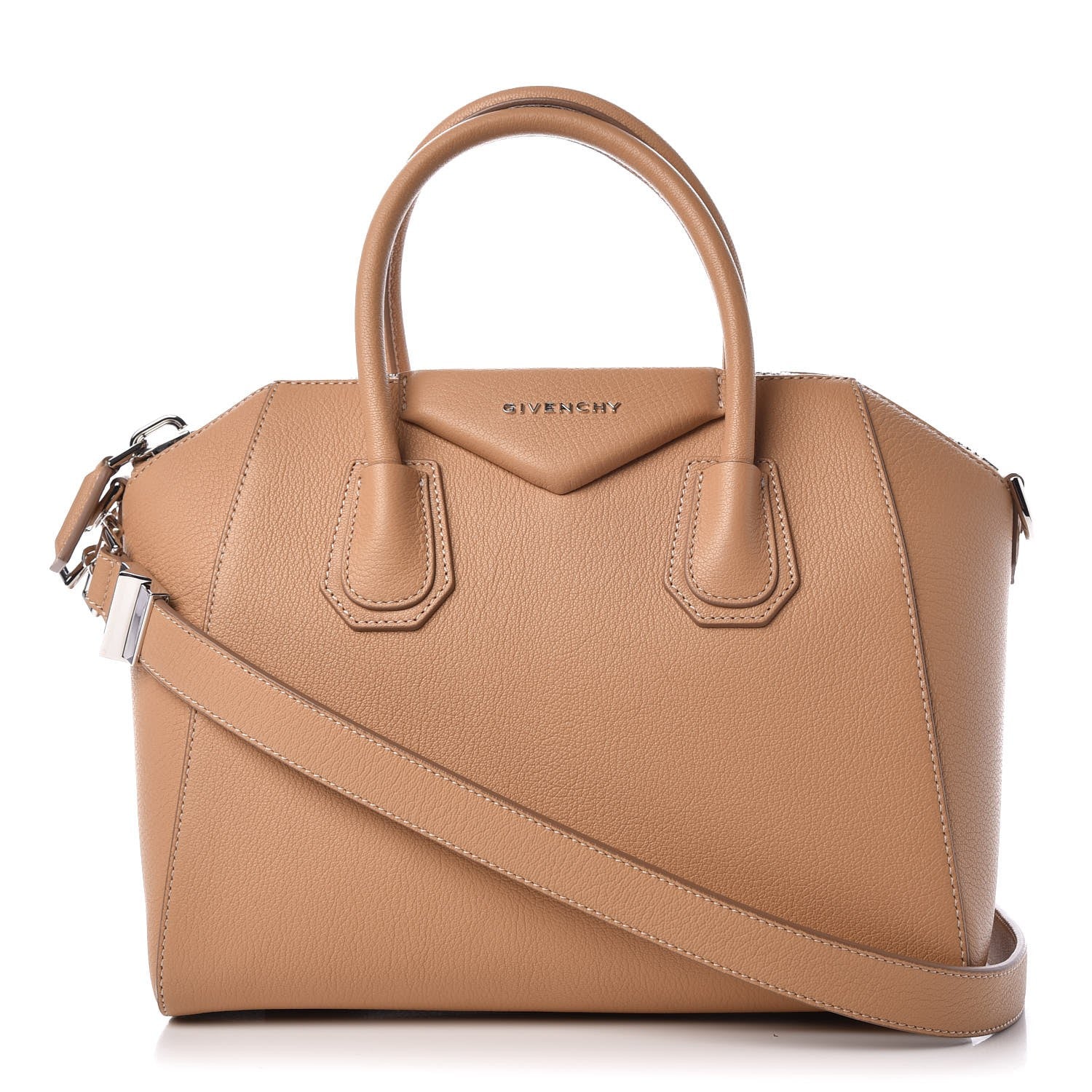 Givenchy Sugar Goatskin Small Antigona Light Beige 1 of 8