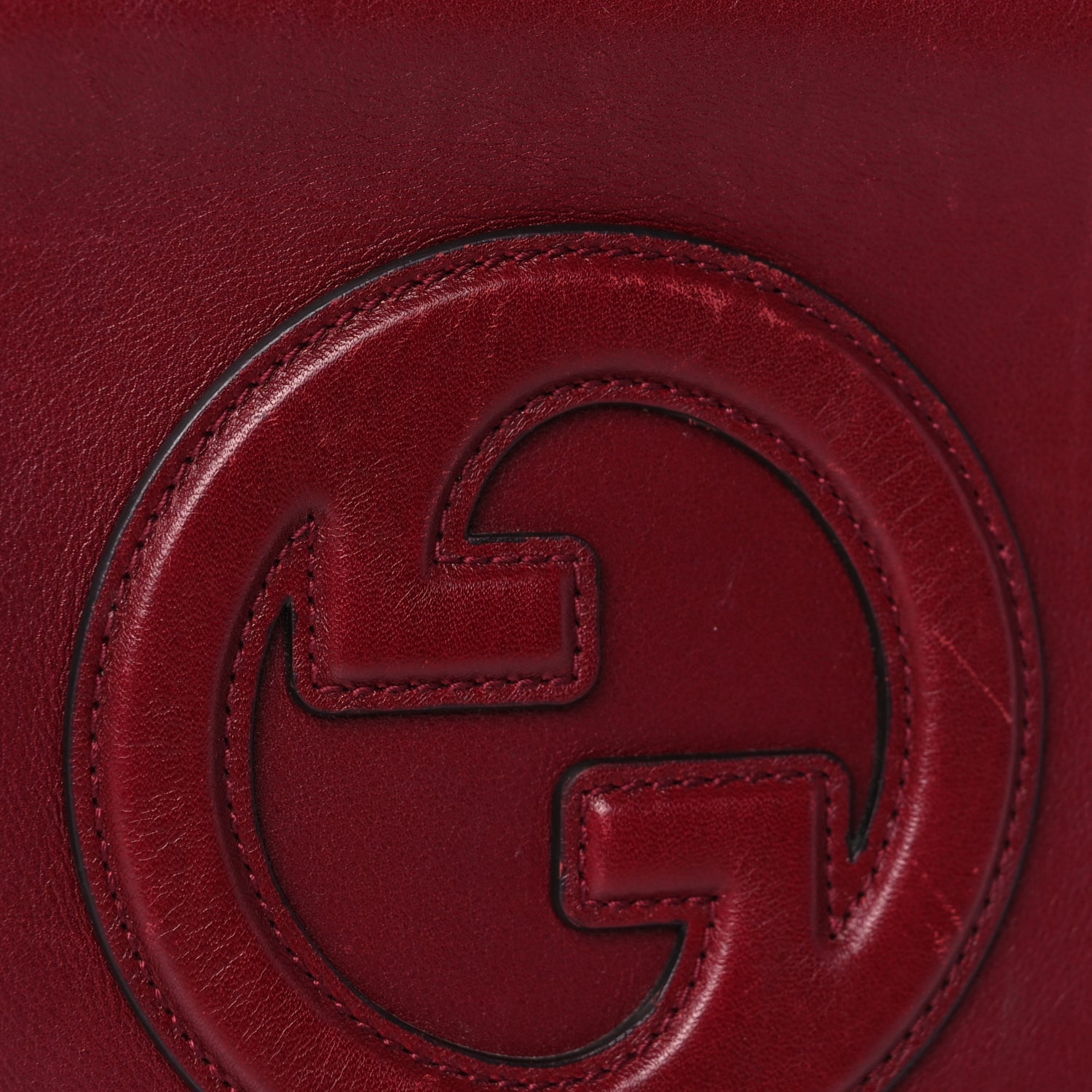 Gucci Calfskin Mini Blondie Bag  Rosso 7 of 9