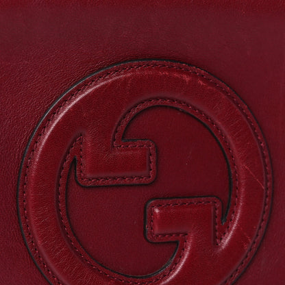 Gucci Calfskin Mini Blondie Bag  Rosso 7 of 9