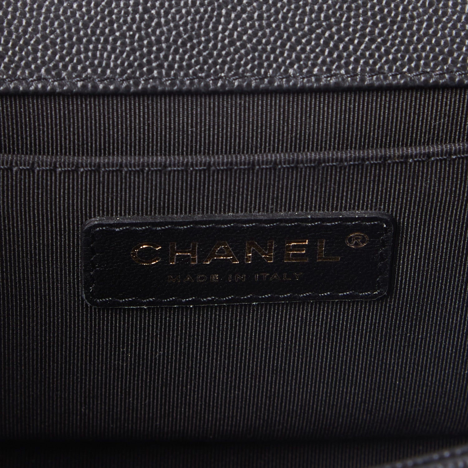 Chanel Caviar Quilted Medium Boy Flap Black 7 of 9