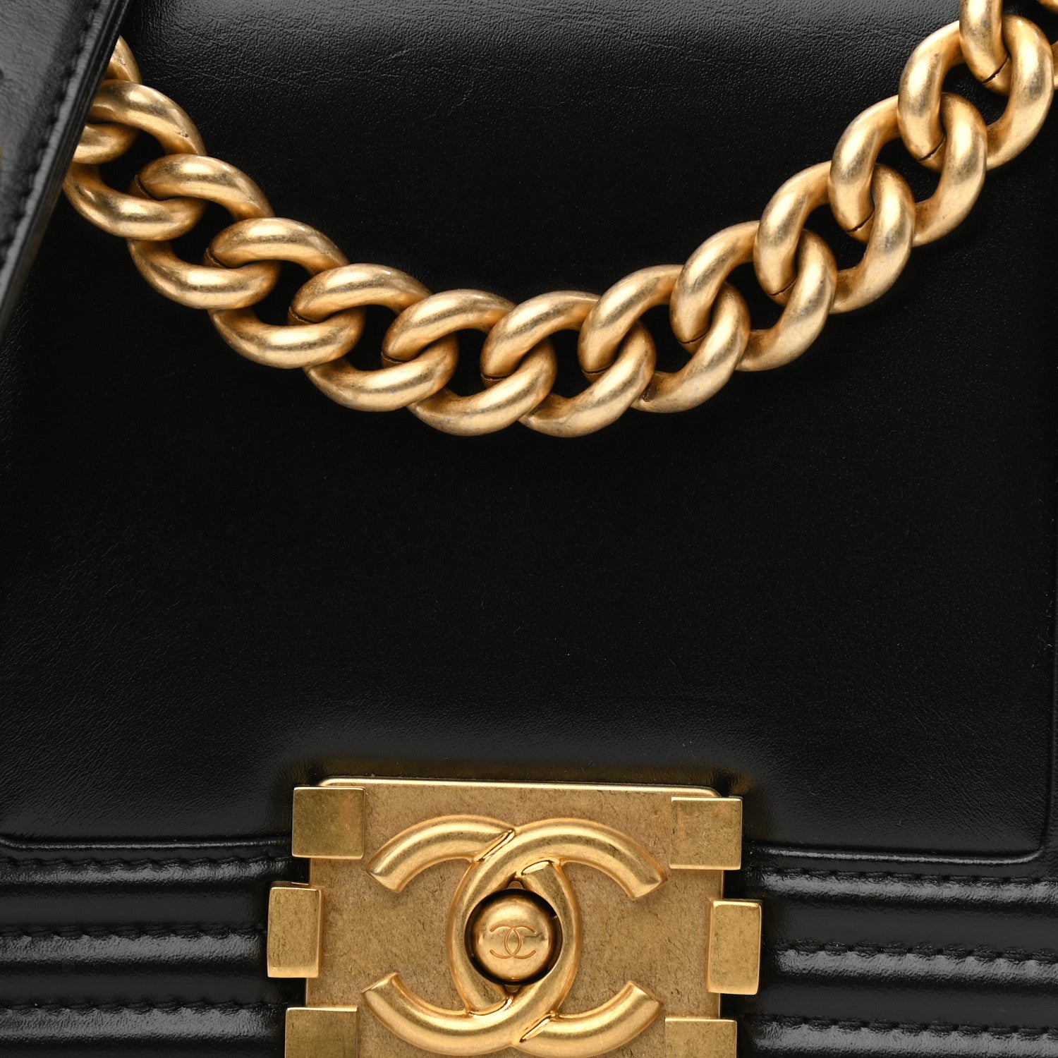 Chanel Calfskin Mini Boy Flap Black 8 of 11