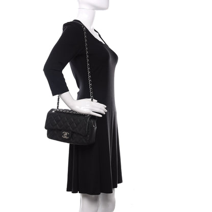 Chanel Caviar Quilted Medium Easy Flap Black 2 of 11