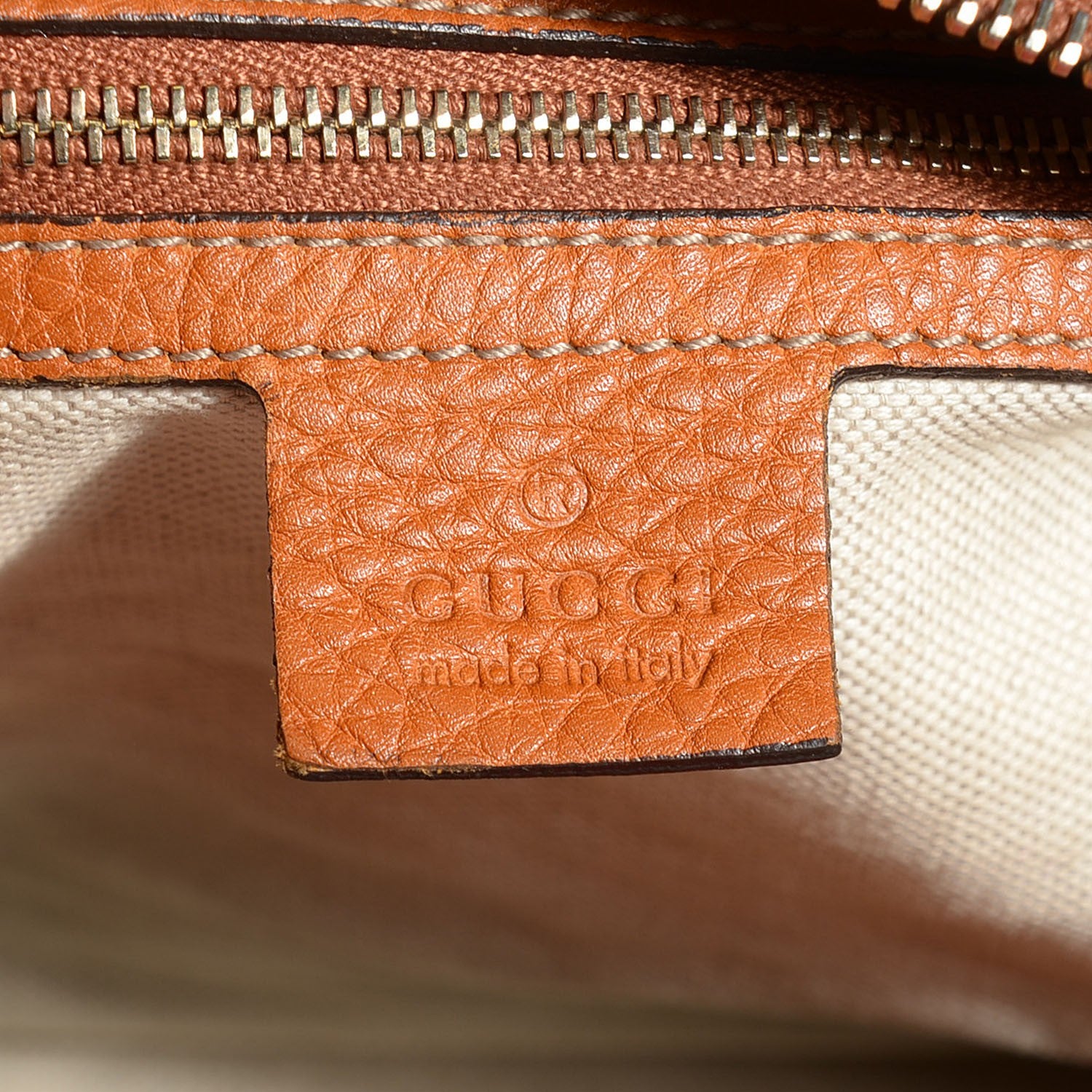 Gucci Calfskin Vintage Web Medium Boston Tobacco 7 of 19