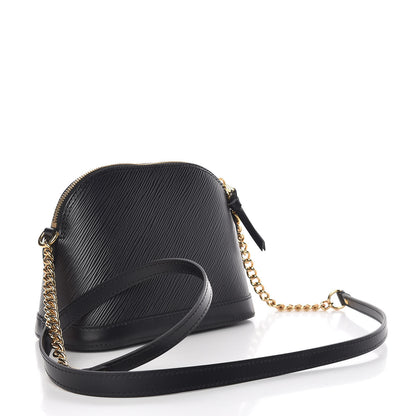 Louis Vuitton Epi Alma Mini Black 3 of 9