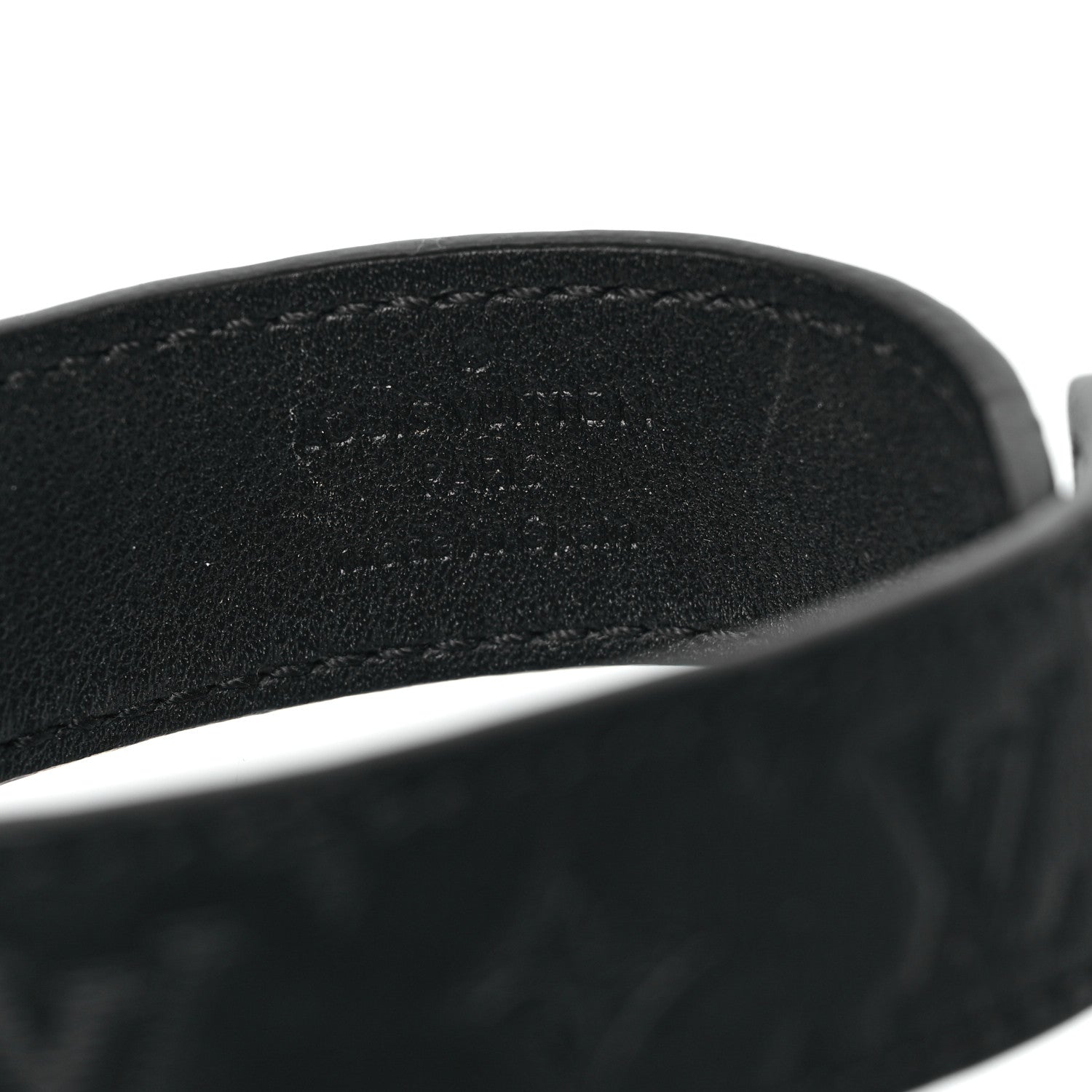 Louis Vuitton Calfskin Monogram Shadow Hockenheim Bracelet 3 of 5
