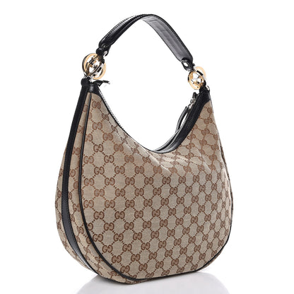 Gucci Monogram Medium GG Twins Hobo Black 3 of 7