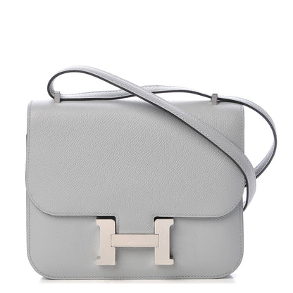 Hermes Epsom Constance 18 Bleu Glacier 1 of 17