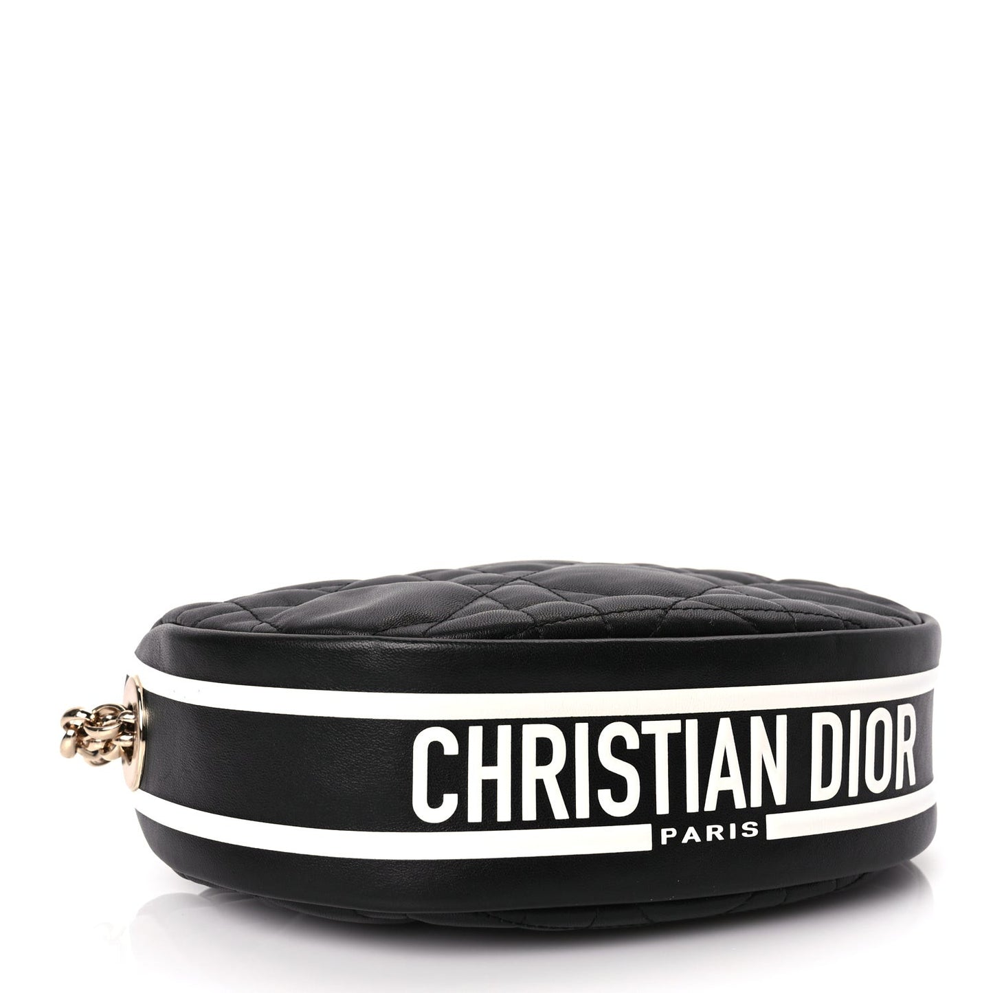 Lambskin Cannage Small Dior Vibe Hobo Bag Black