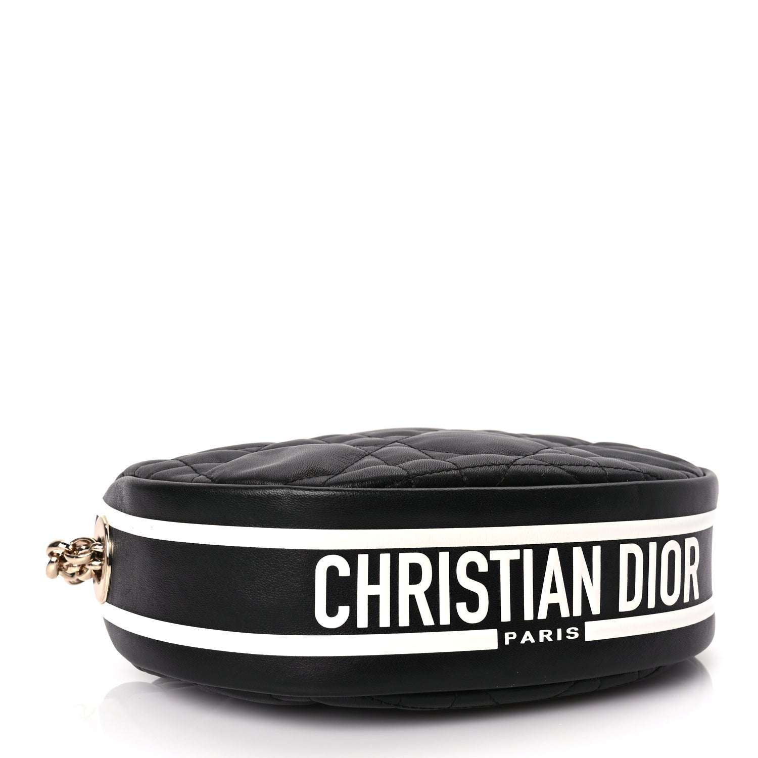 Christian Dior Lambskin Cannage Small Dior Vibe Hobo Bag Black 3 of 8