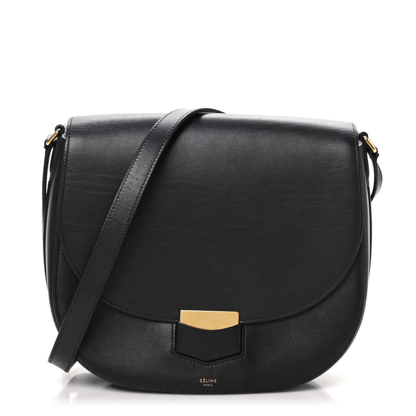 Satin Calfskin Medium Trotteur Black