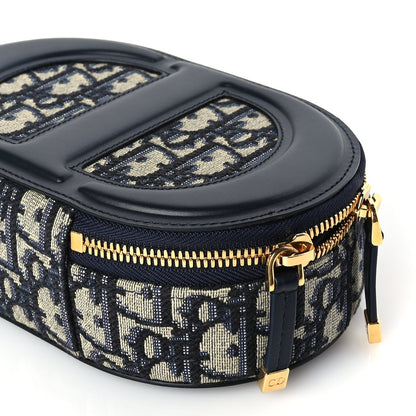 Christian Dior Oblique CD Signature Oval Crossbody Camera Bag Blue Multicolor Blue Multicolor 8 of 8
