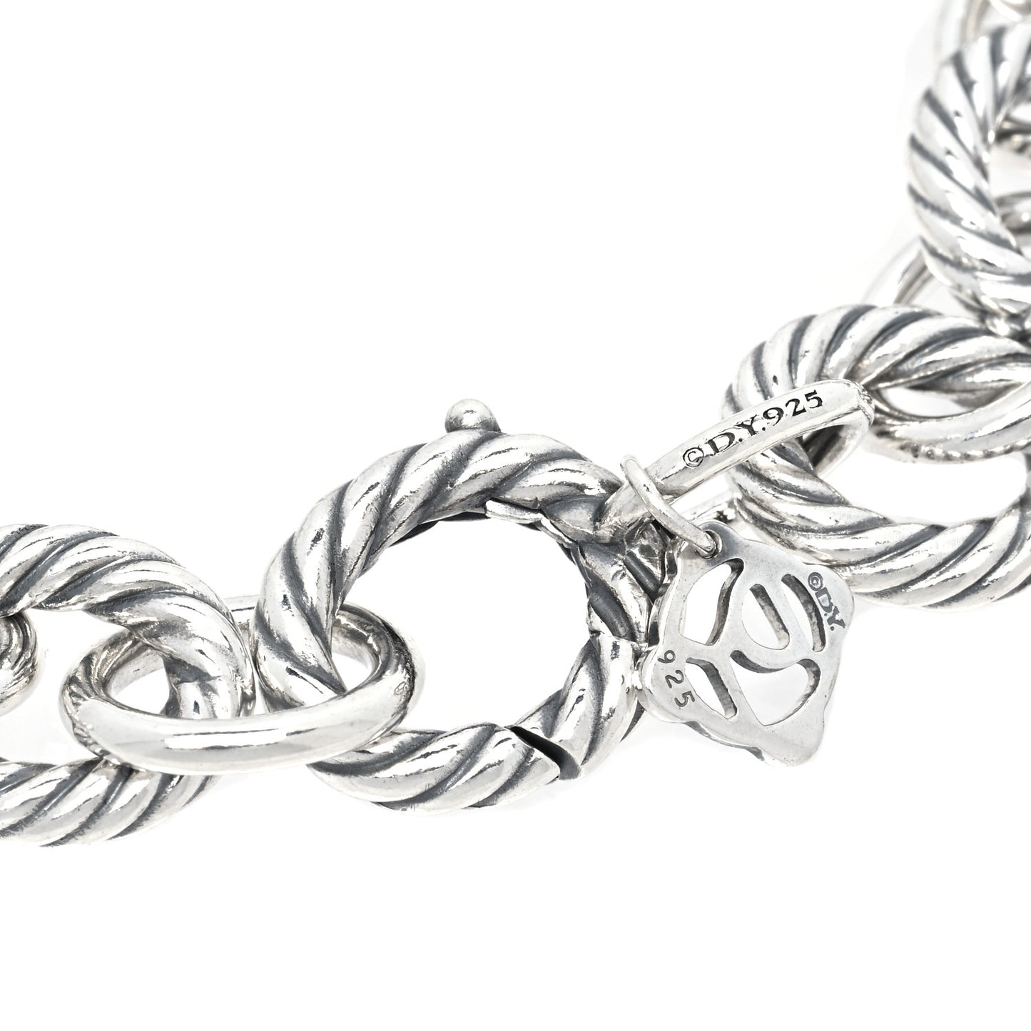 Sterling Silver 10mm Medium Oval Link Bracelet