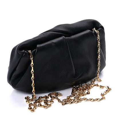 Burberry Smooth Calfskin Rose Clutch Black 2 of 7