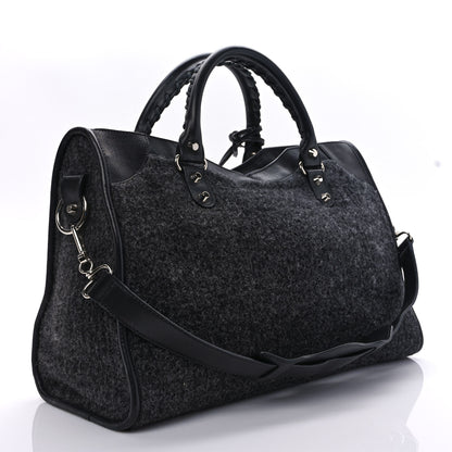Balenciaga Alpaca Calfskin Classic Silver Hardware City Black 3 of 11