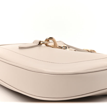 Gucci Ancora Calfskin Web Small Jackie Shoulder Bag Light Grey 7 of 8