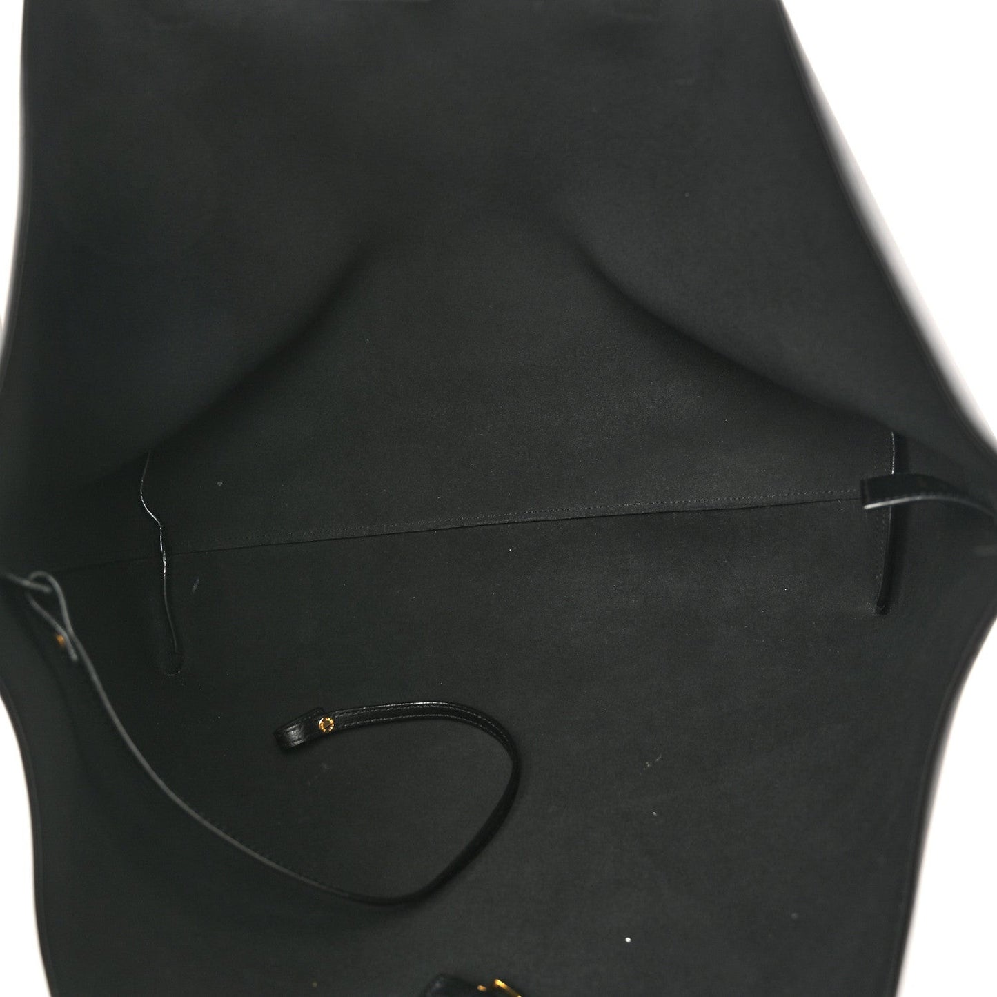 Calfskin Large Shopping Tote Black