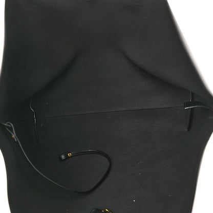 Saint Laurent Calfskin Large Shopping Tote Black 6 of 7