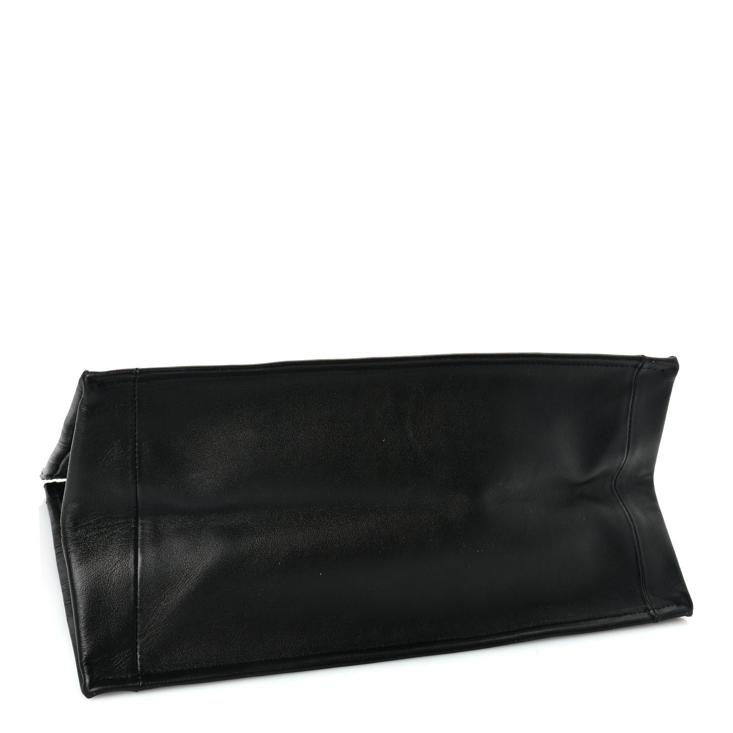 Christian Dior Calfskin Embossed Medium Book Tote Black 3 of 8