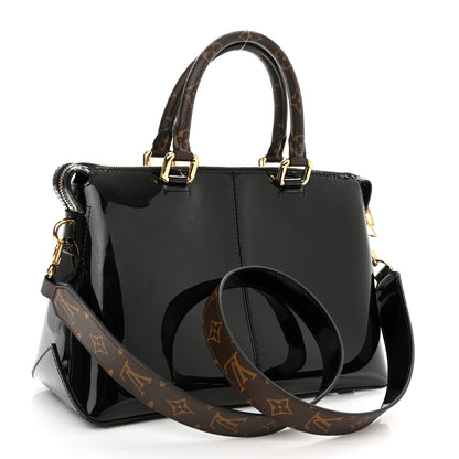 Louis Vuitton Patent Calfskin Miroir Tote Black 3 of 10