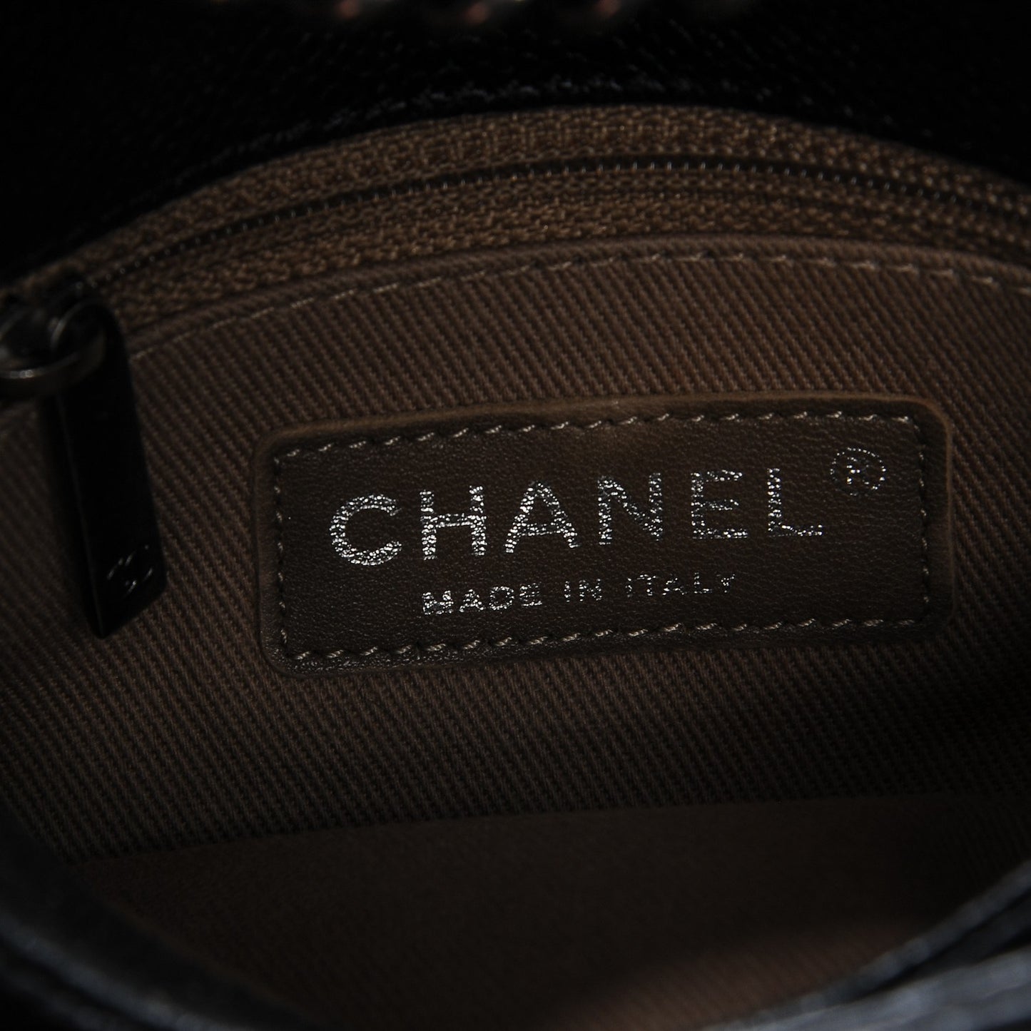 Caviar Quilted Mini Simply CC Flap Black