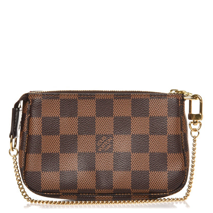 Louis Vuitton Damier Ebene Mini Pochette Accessories 1 of 8