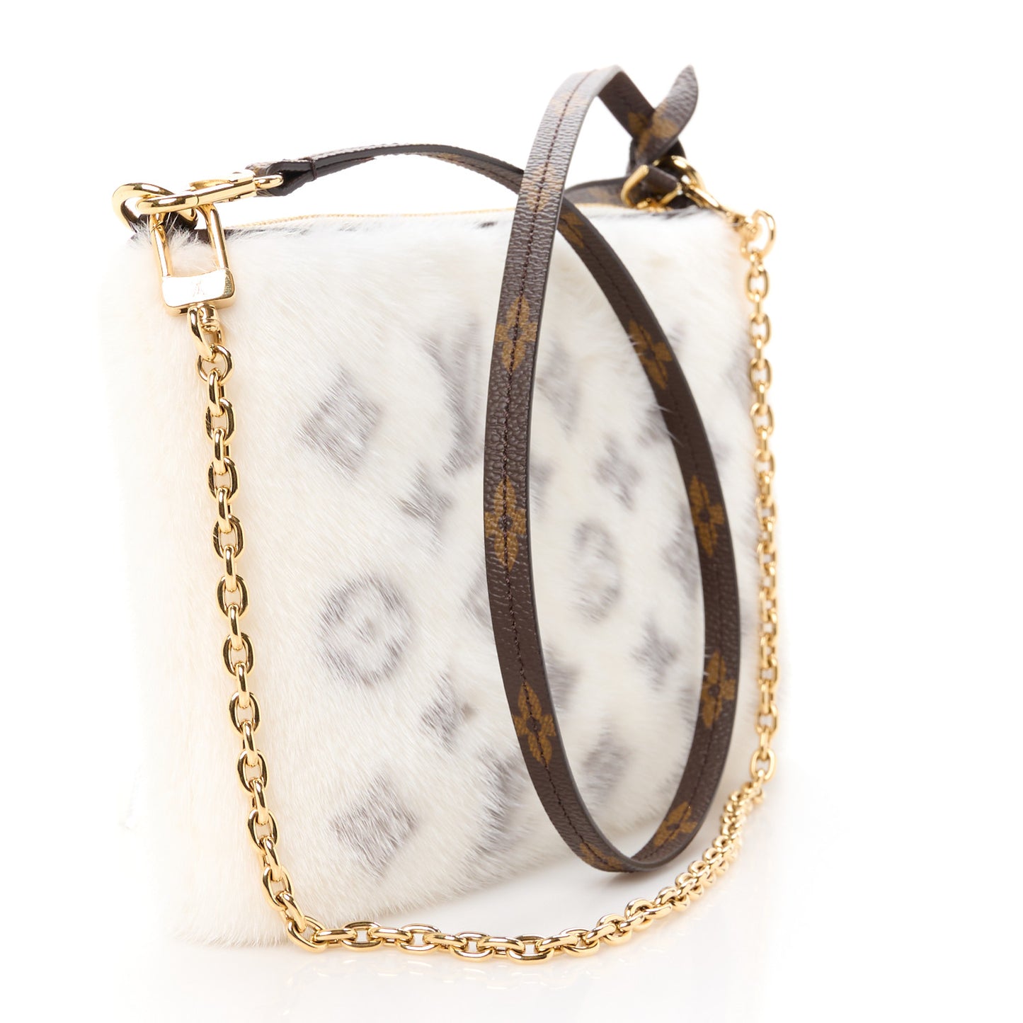 Monogram Mink Neo Pochette Milla Vision White