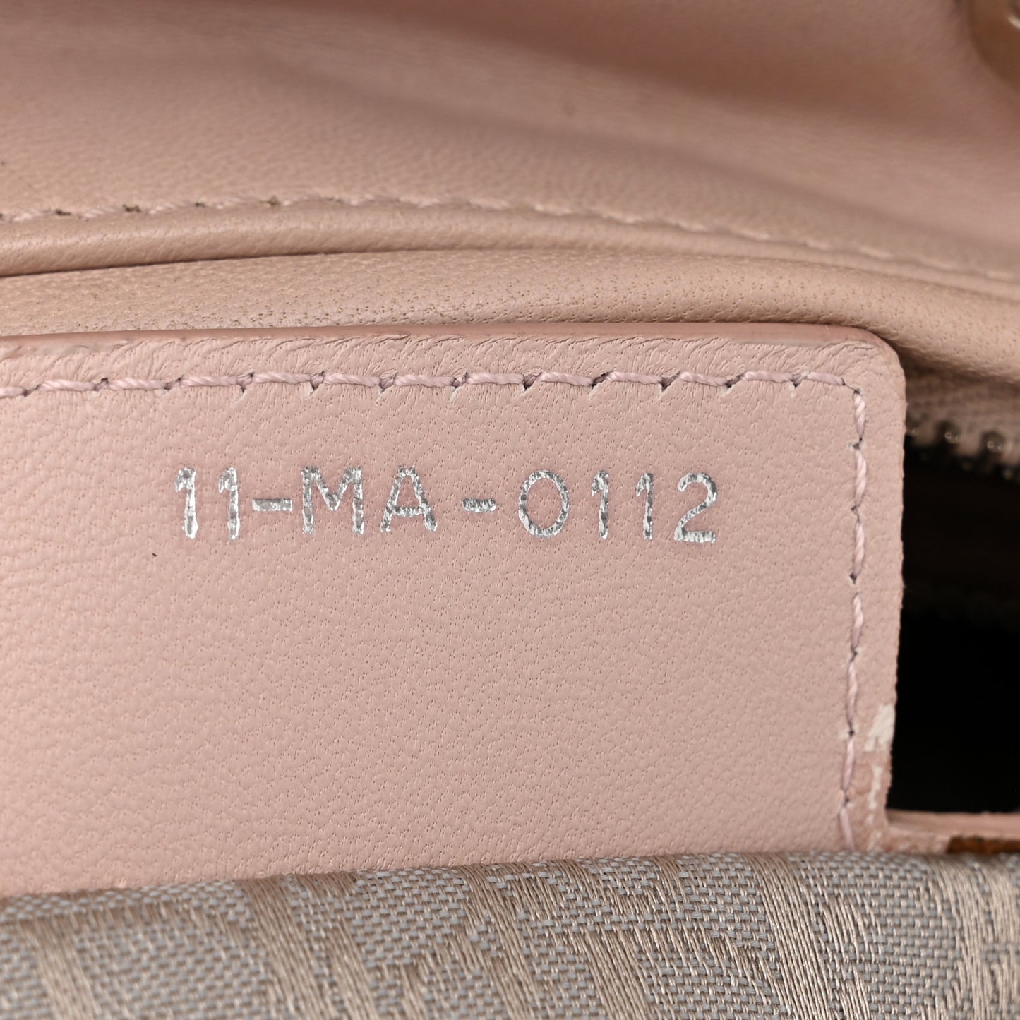 Lambskin Cannage Large Lady Dior Light Pink