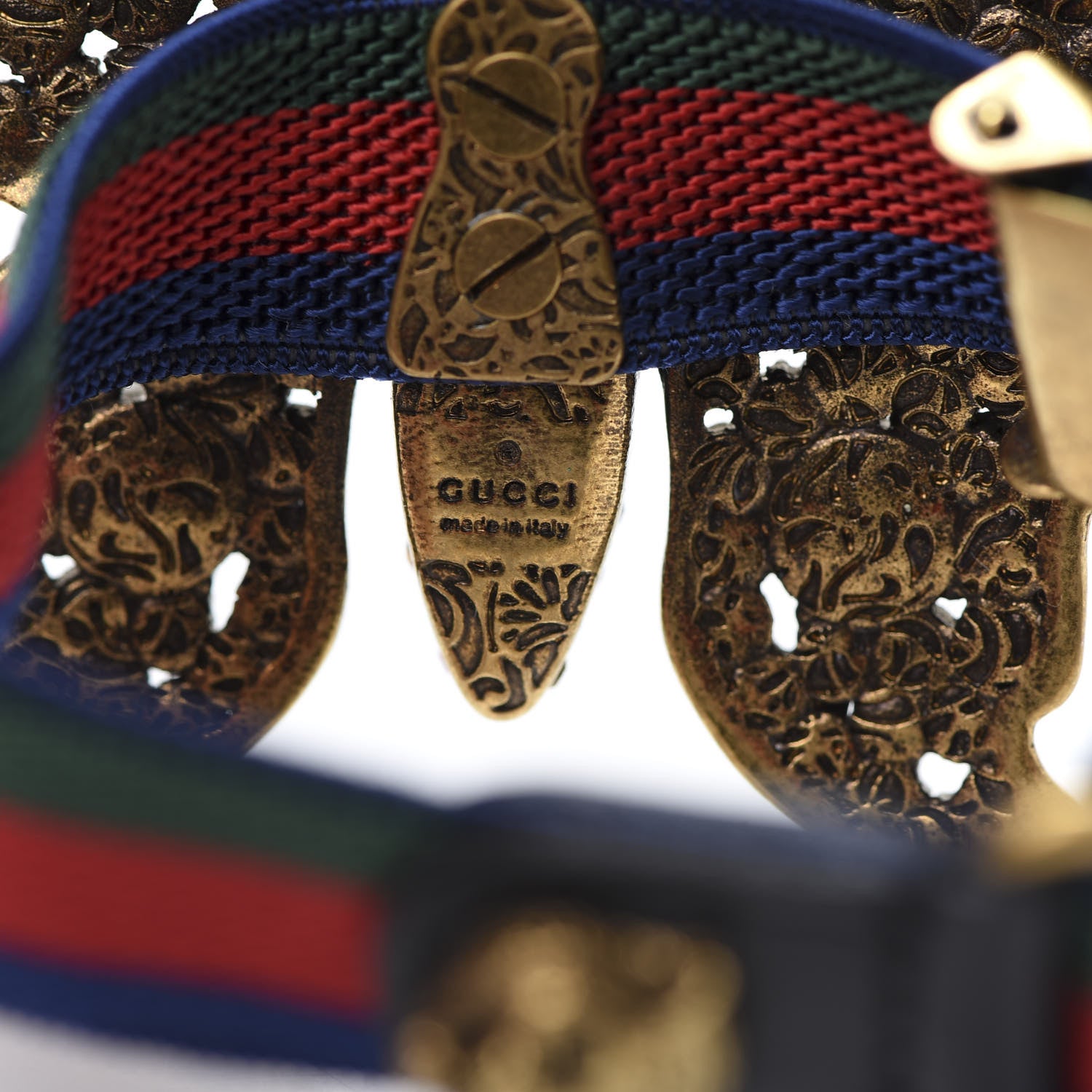 Gucci Web Crystal Butterfly Bracelet Multicolor 5 of 6