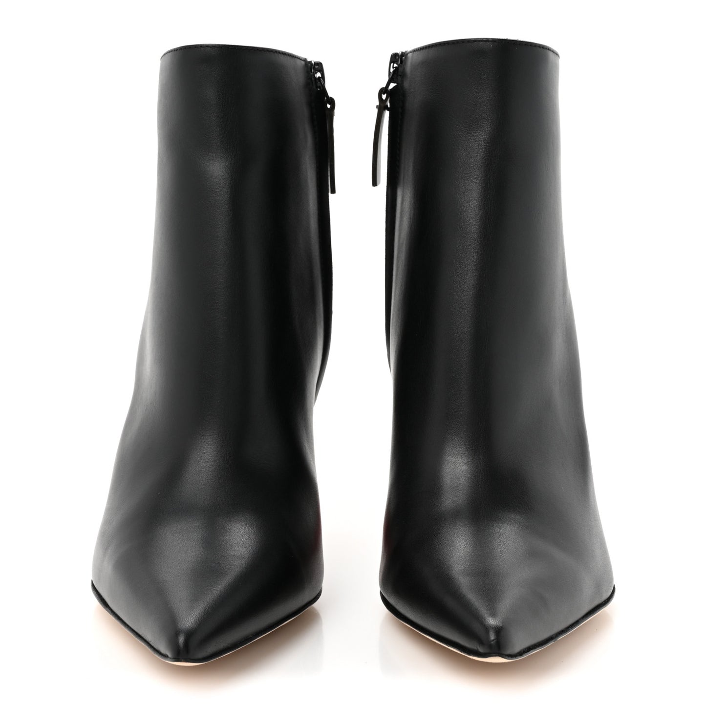 Calfskin Rose Boots 37 Black