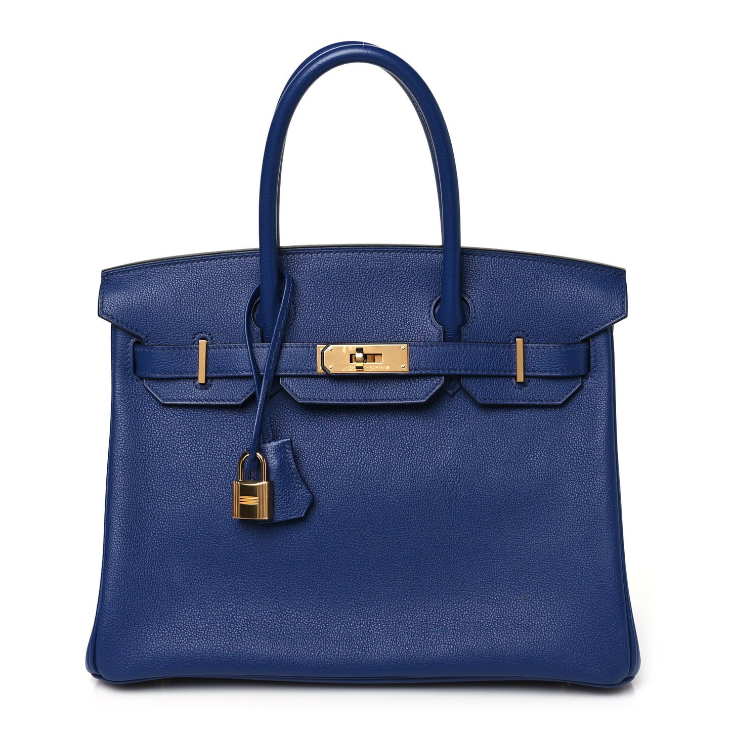 Taurillon Novillo Birkin 30 Bleu Saphir
