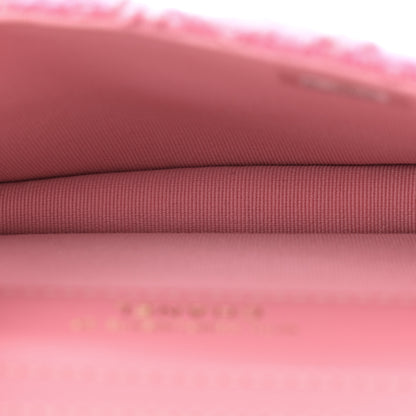 Chanel Tweed Quilted Flap Chain Waist Bag Pink 5 of 11